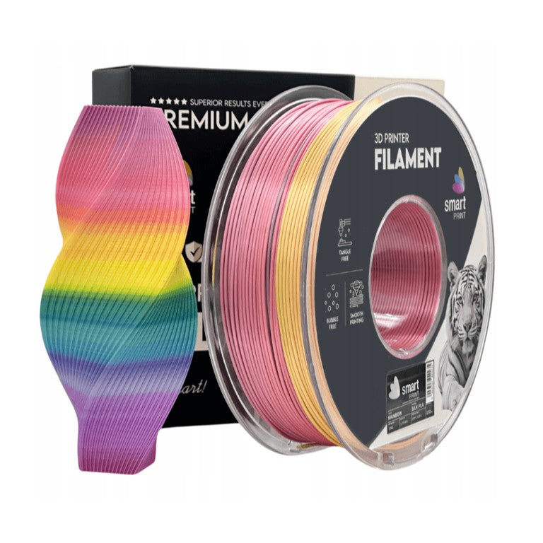 Silk PLA Rainbow Color 1,75 mm, 1 kg – Smart Print